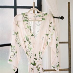 Champagne Pink Silky Robe (JMK Robe Judy Travis)